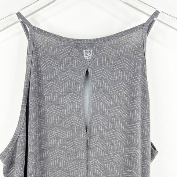 Kuhl Kira Sleeveless Mini Dress XL Pavement Print Grey - Picture 5 of 7